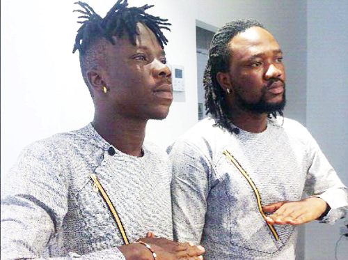 Stonebwoy (left) and BeatDakay